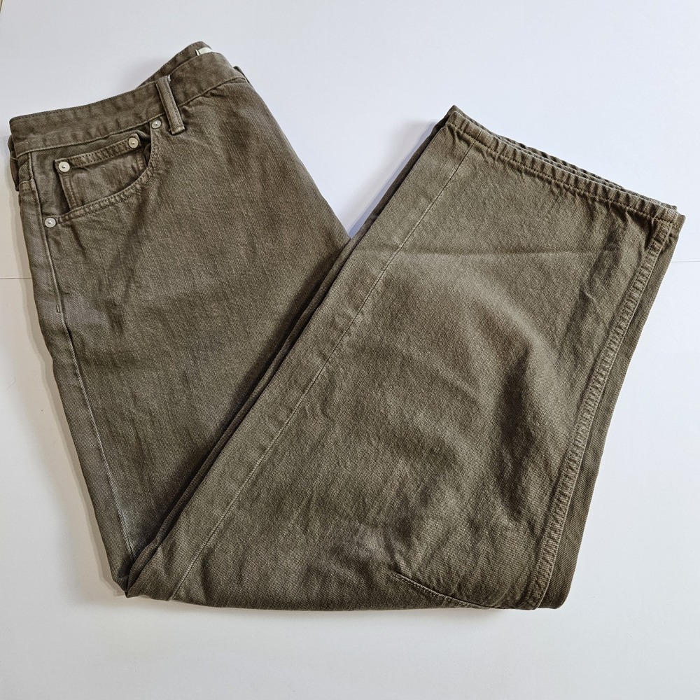 Madewell Womens 29 Straight Leg Pants Brown Cotton Casual Chino